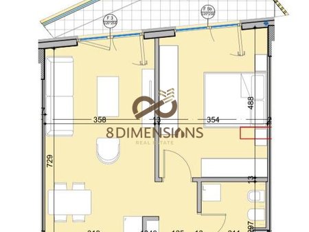 APARTAMENT 1+1 PËR SHITJE – LIQENI I THATË