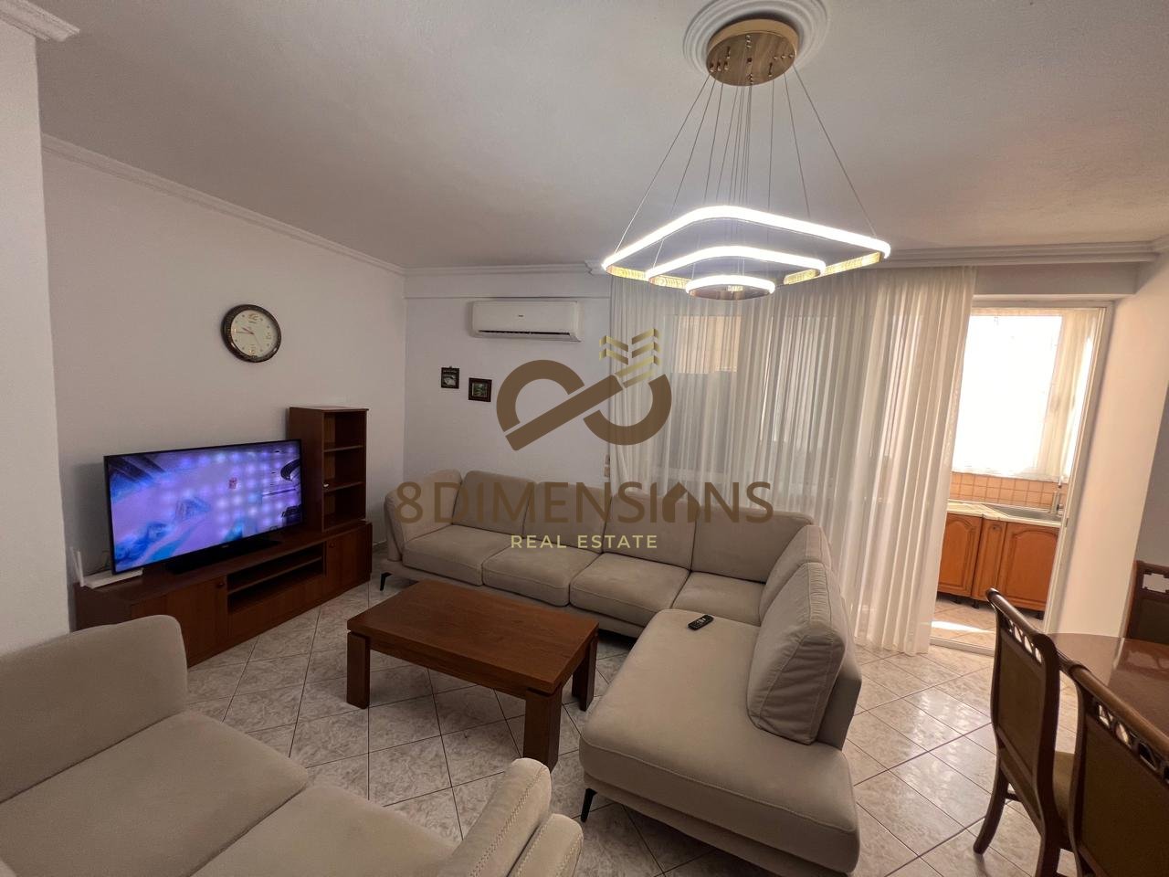 Apartament 3+1+ 2 tualete me qera  tek Selvia prane Supermarket "Xhangolli", ne Tirane(ID D8243A-8)