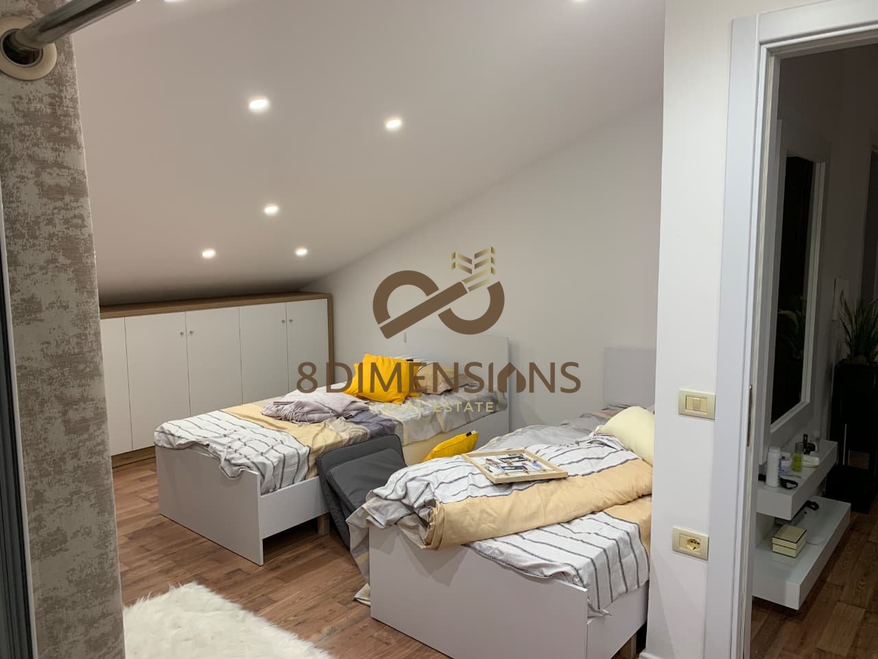 Apartament 2+1 +Verande me Pamje Panoramieke me qera ne Fresk - Tirane