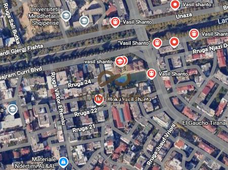 Apartament 2+1 me qera afer me Vasil Shanto