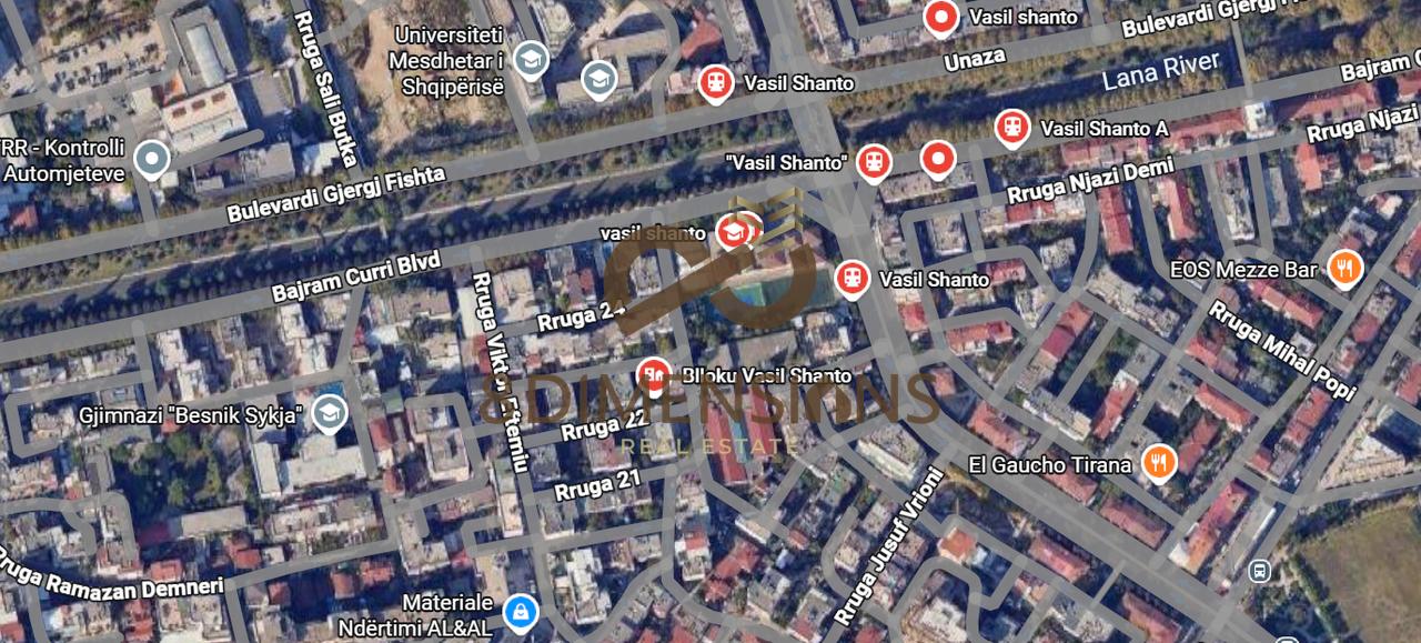 Apartament 2+1 me qera afer me Vasil Shanto