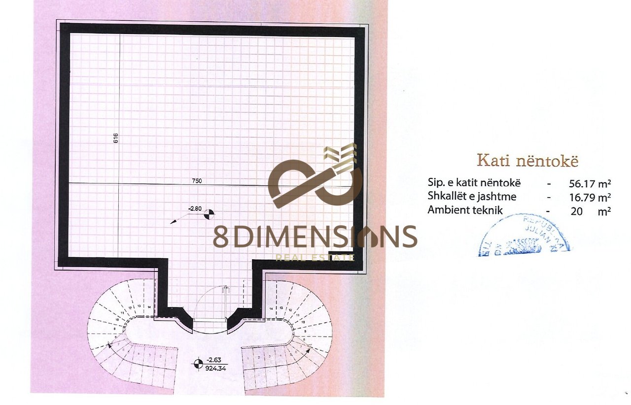 Shitet Vile 3 Kateshe + 1 kat nentoke ne Malin e Thate- Korce (D819A-11)