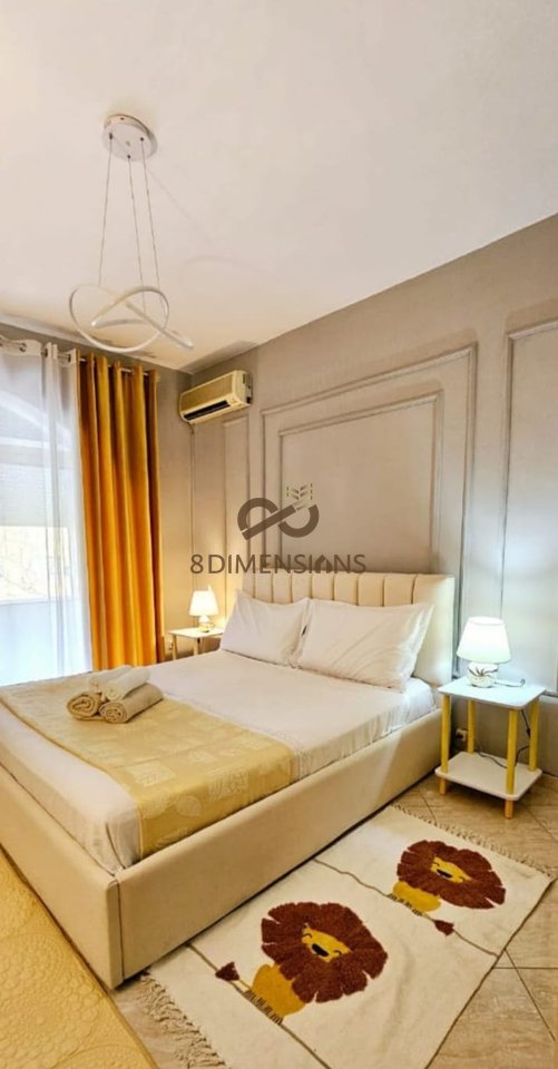 For rent 1+1 apartment on Kavaja Street at the entrance of the Embassy Block in Tirana (ID D8241Z-64)
