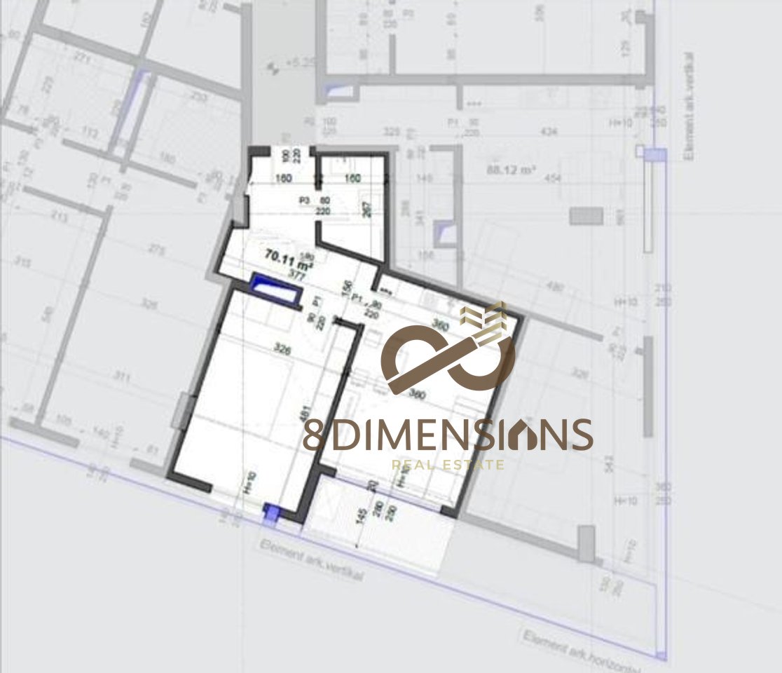 Appartamento 2+1+2 +Balcone in vendita presso l'ex Campo di Aviazione (ID D8142A-150)