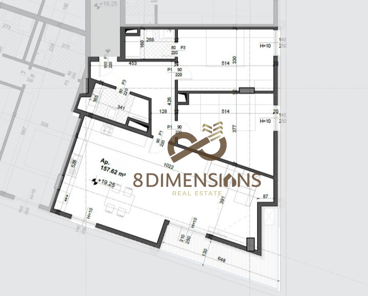 Appartamento 2+1+2 +Balcone in vendita presso l'ex Campo di Aviazione (ID D8142A-150)