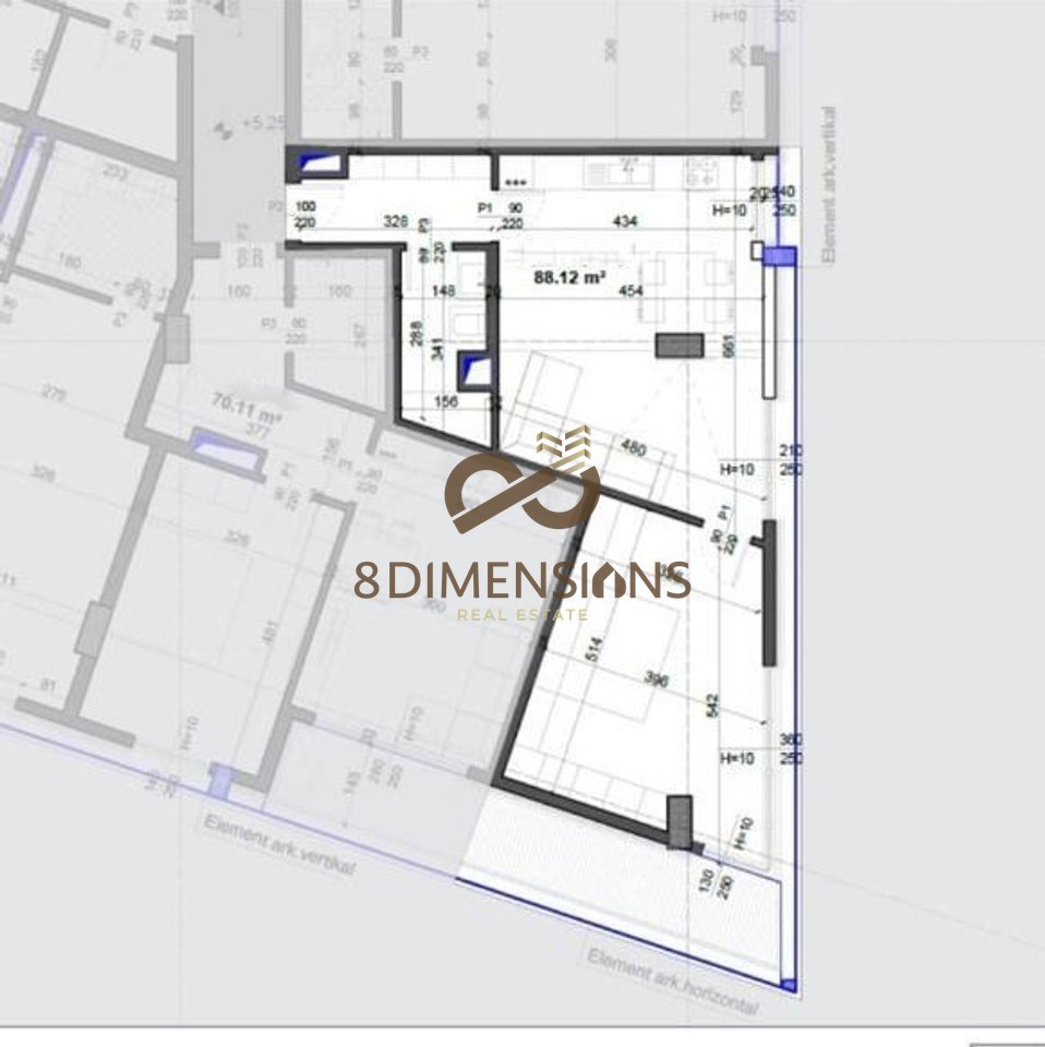 Appartamento 2+1+2 +Balcone in vendita presso l'ex Campo di Aviazione (ID D8142A-150)