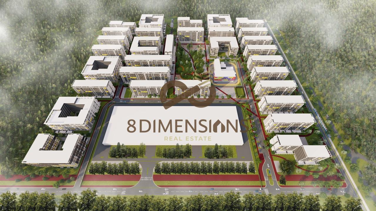 Apartament 1+1 + ballkon ne shitje tek Univers City, Prane QTU - Tirane (ID D8141A-136)
