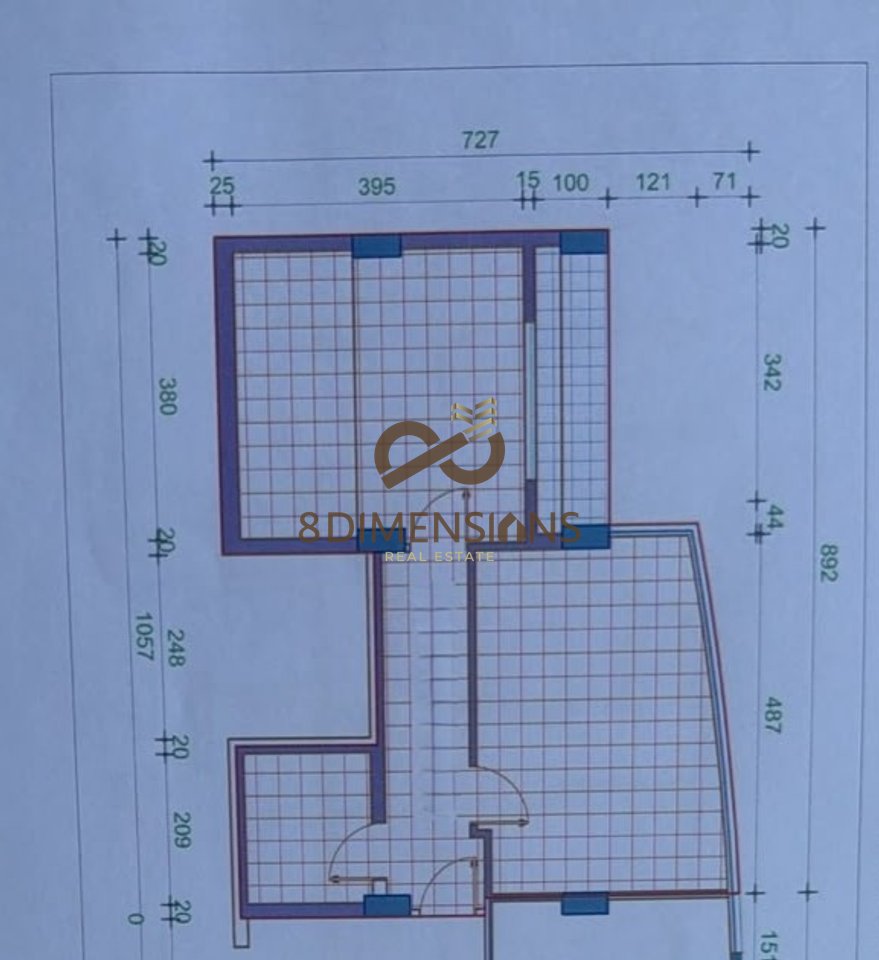 Appartamento 1+1 in vendita vicino a 21 Dhjetori - Tirana (ID D8141A-140)