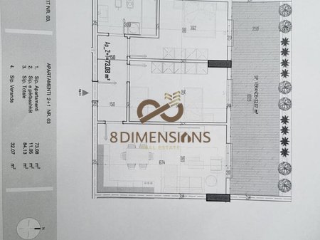 APARTAMENTE 2+1 NE SHITJE NE PASKUQAN