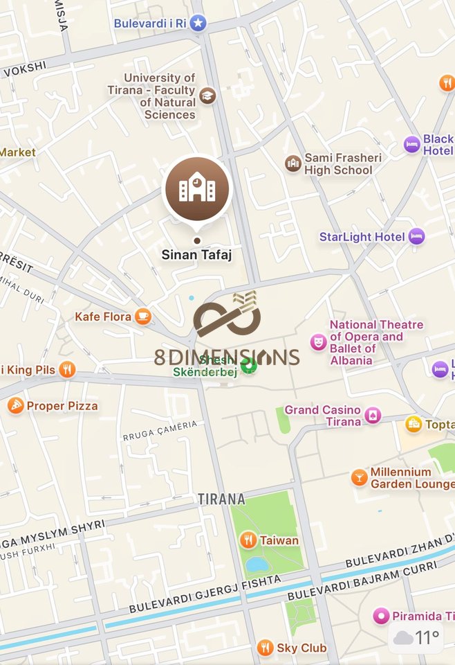 Negozio/Ufficio in affitto in Via Maliq Muco, vicino al liceo “Sinan Tafaj” – Tirana (ID D825A17)