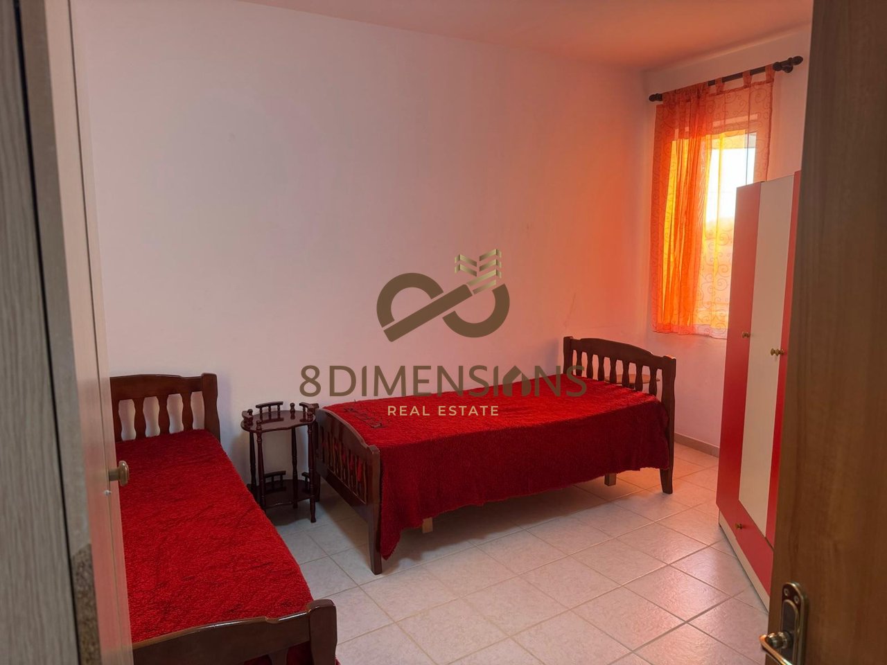 Apartament 2+1 me Qira – Astir, Tiranë -Me ndriçim natyral gjatë gjithë ditës