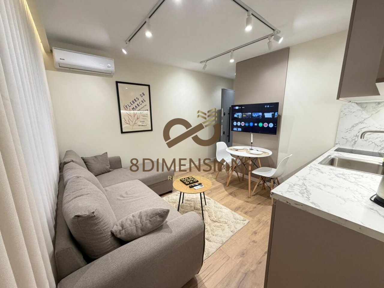 2 Apartment 1+1 for sale on Rruga e Kavajes, Near the 21 Dhjetori Intersection - Tirana (ID D8142Z2)