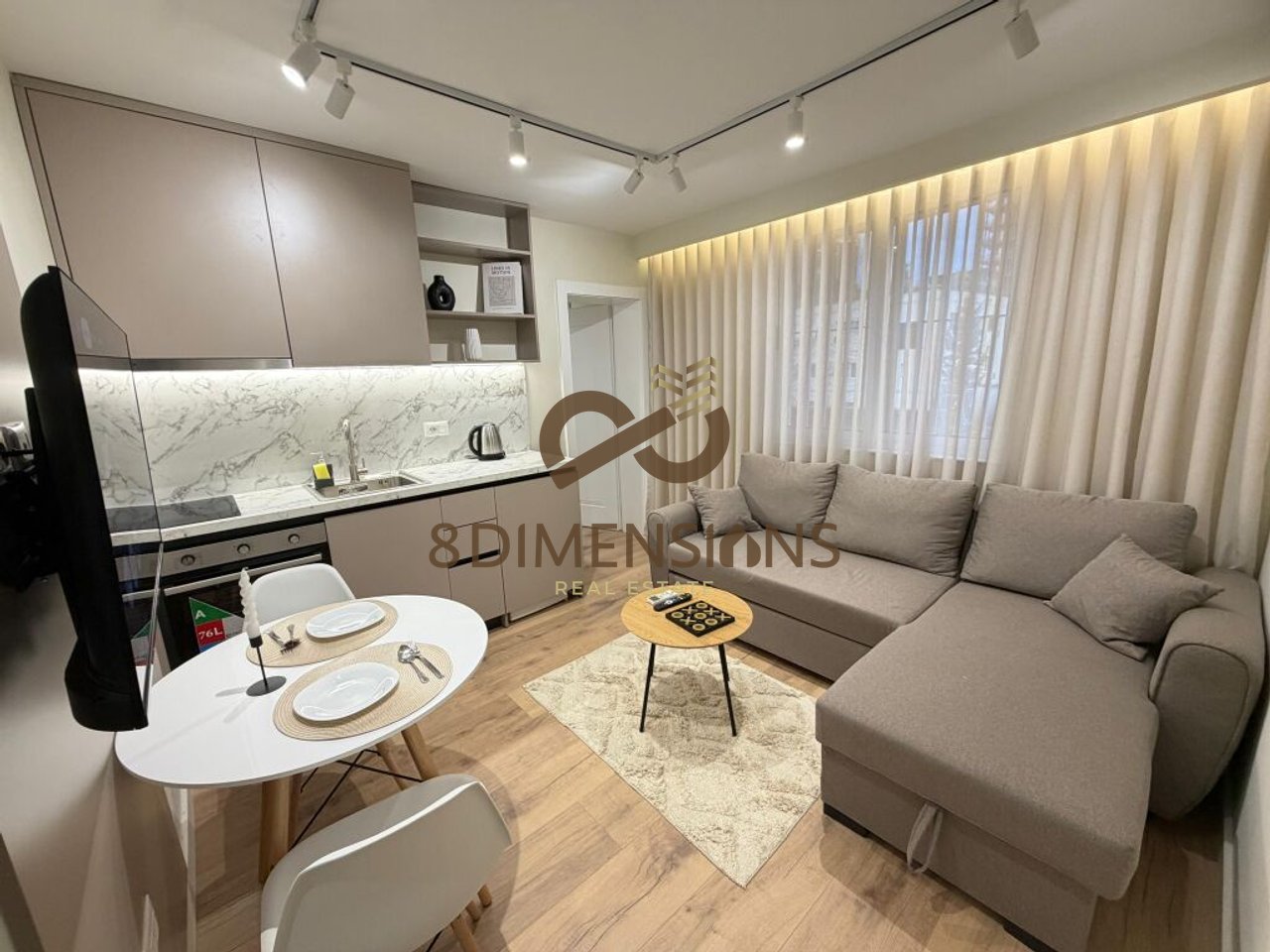 2 Apartment 1+1 for sale on Rruga e Kavajes, Near the 21 Dhjetori Intersection - Tirana (ID D8142Z2)