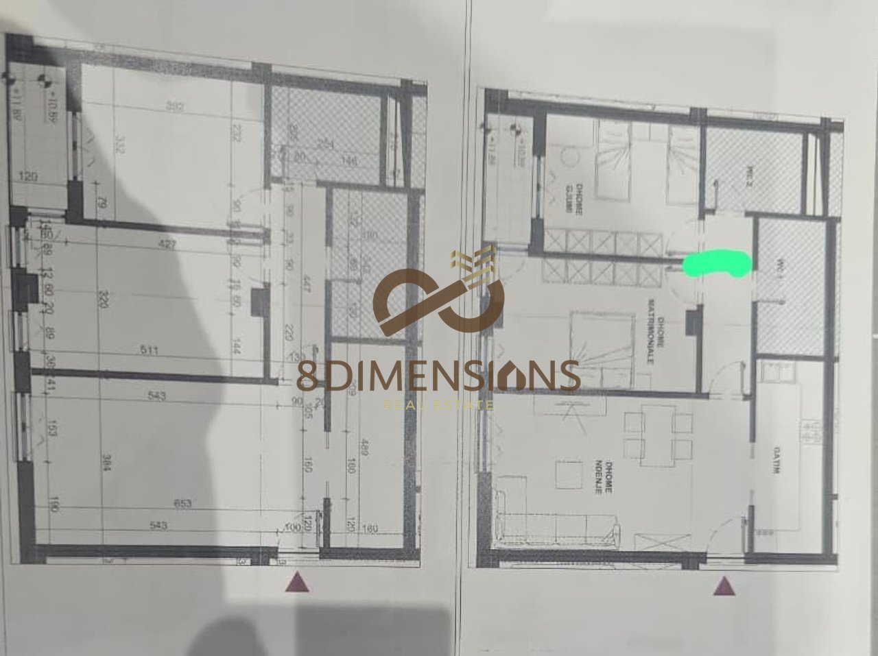 Apartment 2+1 +2 +Balcony +Parking Space for sale in Ali Dem, In one of the highest quality buildings in the area - Tirana