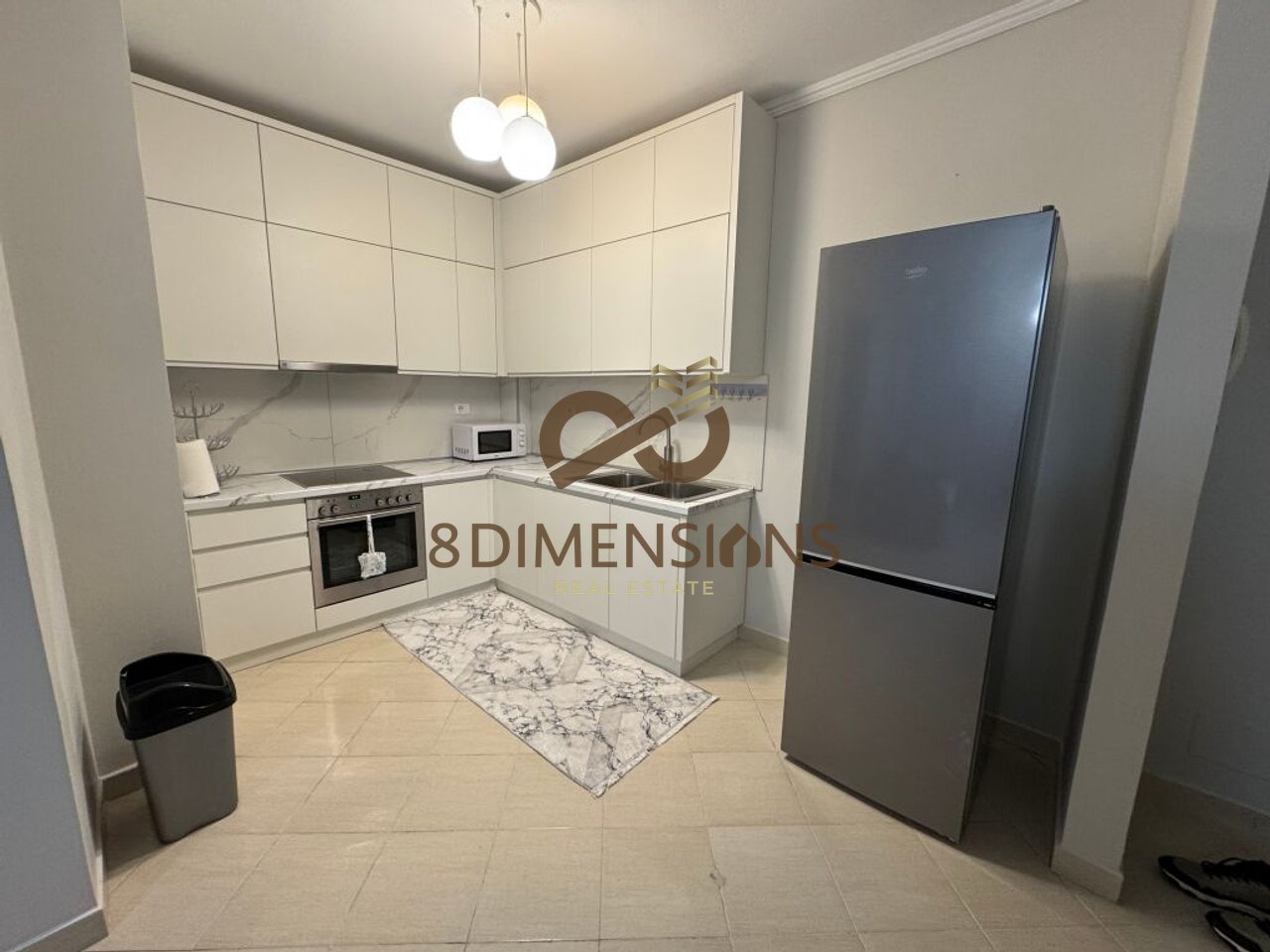 Apartament 2+1 + Ballkon me qera tek Kodra e Diellit, Prane Eleonores - Tirane (ID D8242A-43)