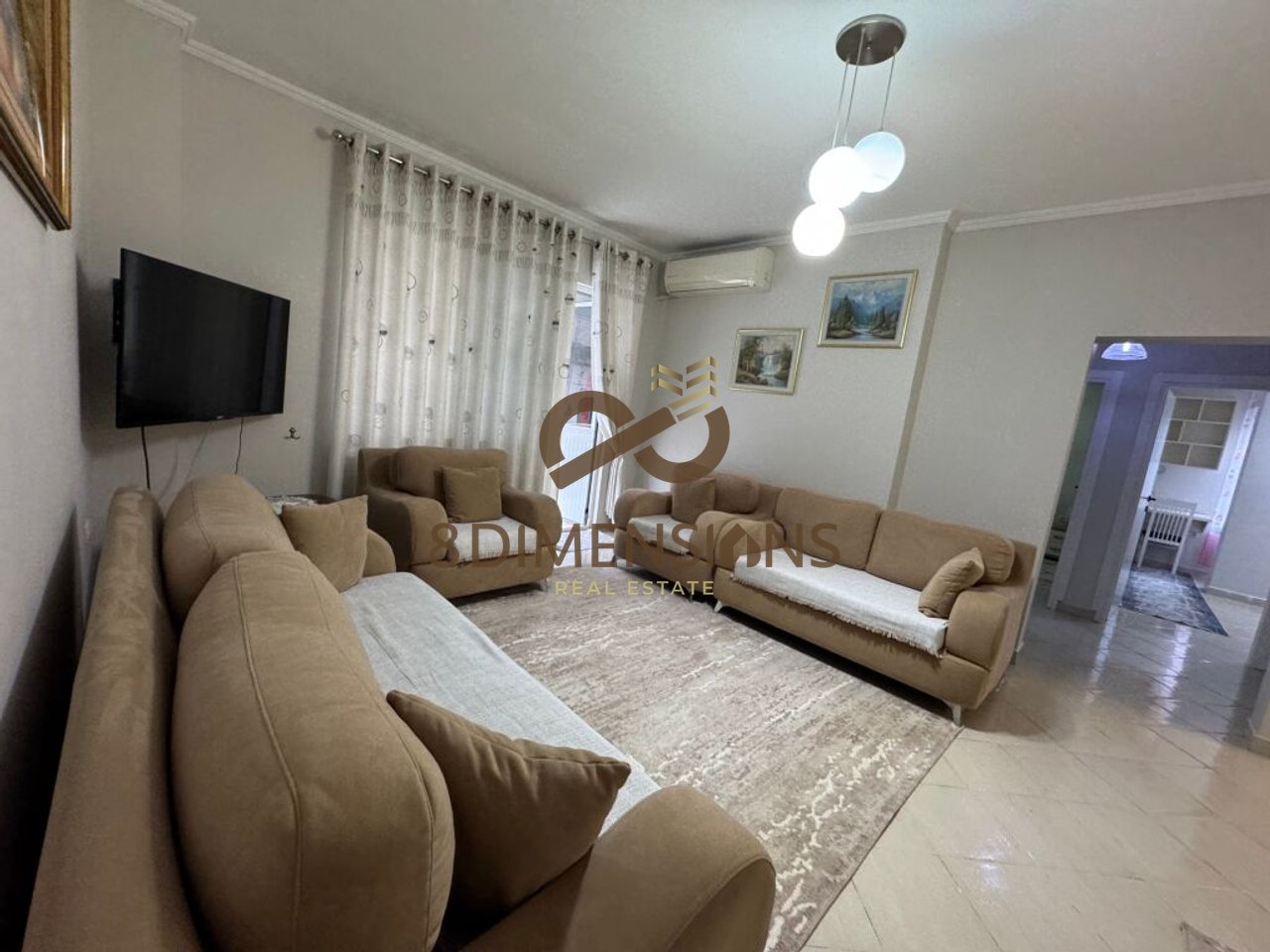 Apartament 2+1 + Ballkon me qera tek Kodra e Diellit, Prane Eleonores - Tirane (ID D8242A-43)