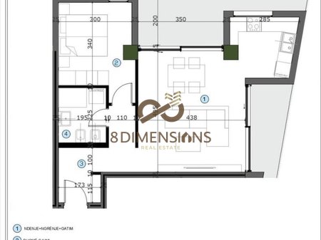 APARTAMENT PER SHITJE CasaItalia -Tirane ( D8141A-16 )