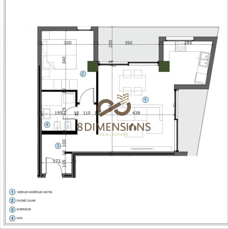APARTAMENT PER SHITJE CasaItalia -Tirane ( D8141A-16 )