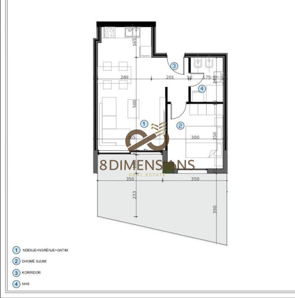 APARTAMENT PER SHITJE CasaItalia -  Tirane (D8141A-17)