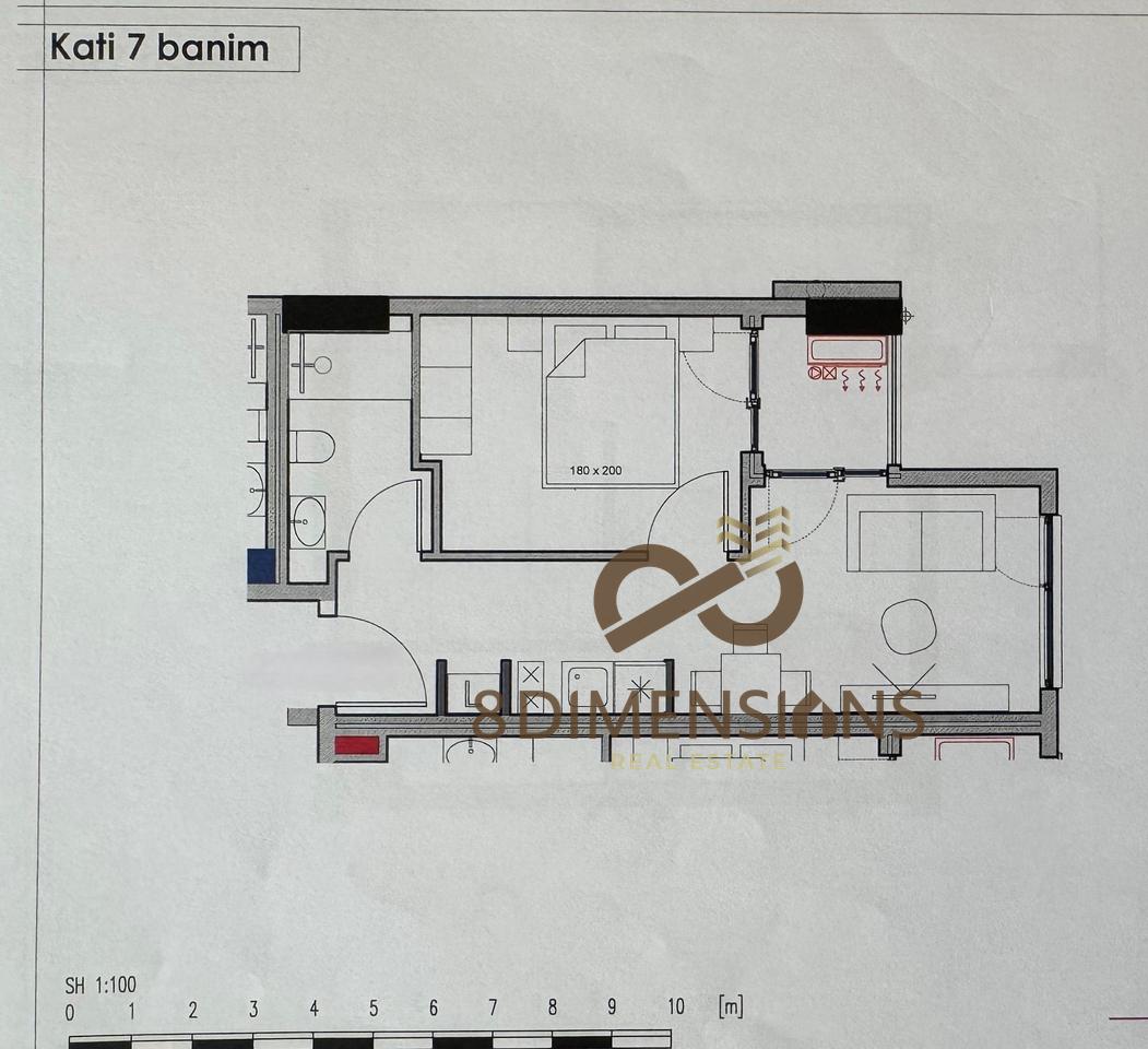 3 Apartamente 1+1 ne shitje tek Rruga e Kavajes, Rezidenca HENKE (ID D8141A-117)