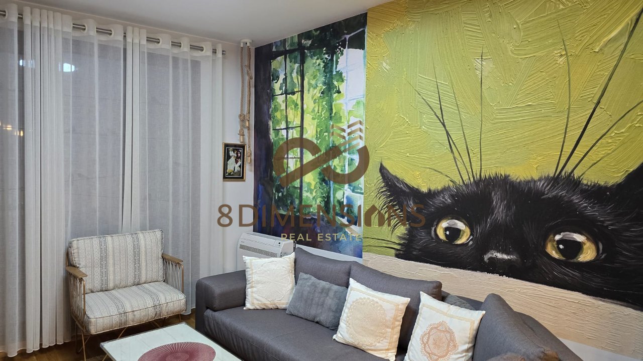 Apartament 1+1 +Post Parkimi me qera tek Rruga Bardhok Biba, Ne Qender te Tiranes