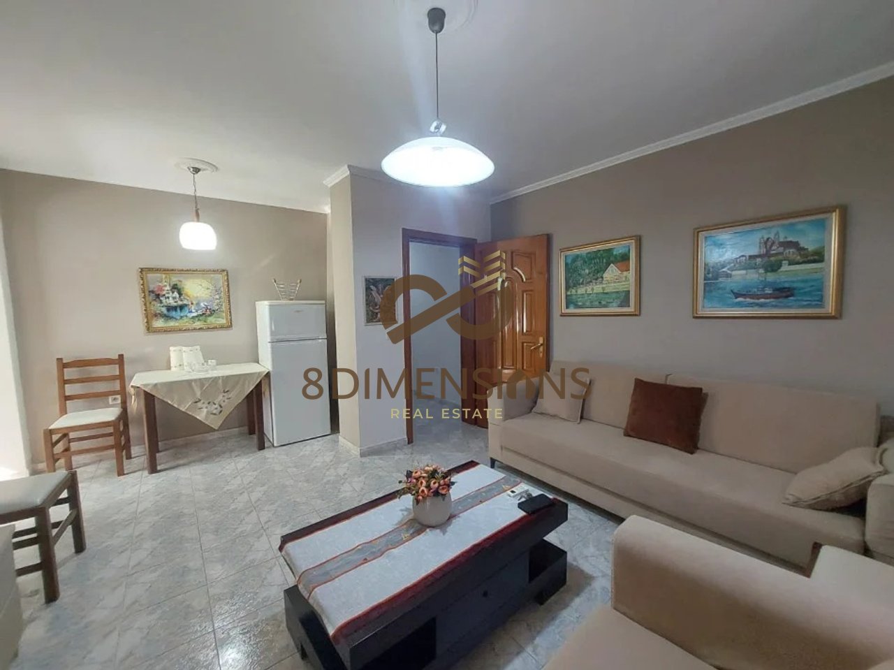 Jepet me qera Apartament 1+1 te Shkolla e Baletit  (D8241Z-58)
