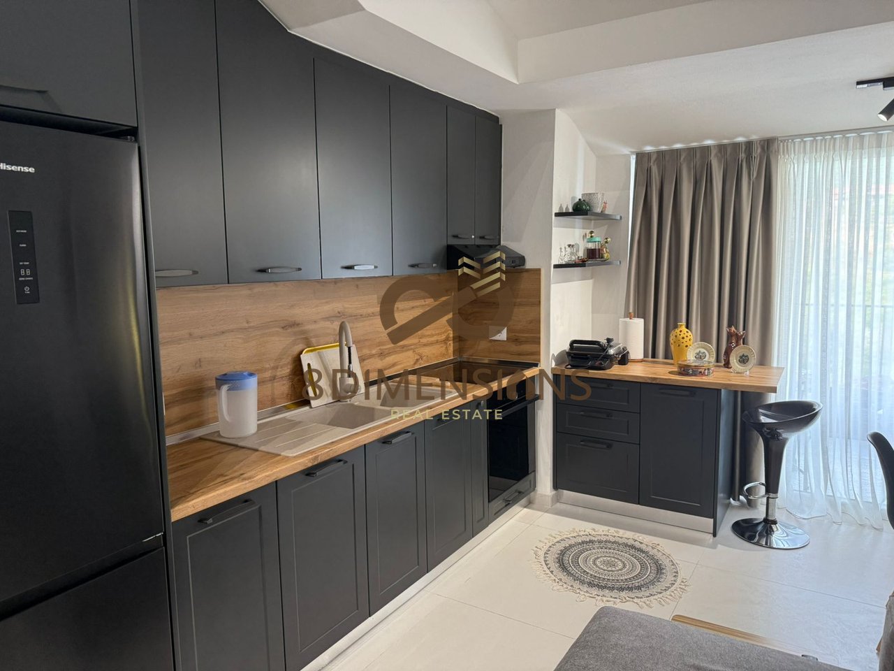 Apartament 1+1 ne Shitje/Gati per banim - OAZ qetesie ne Fresk D8141A-90