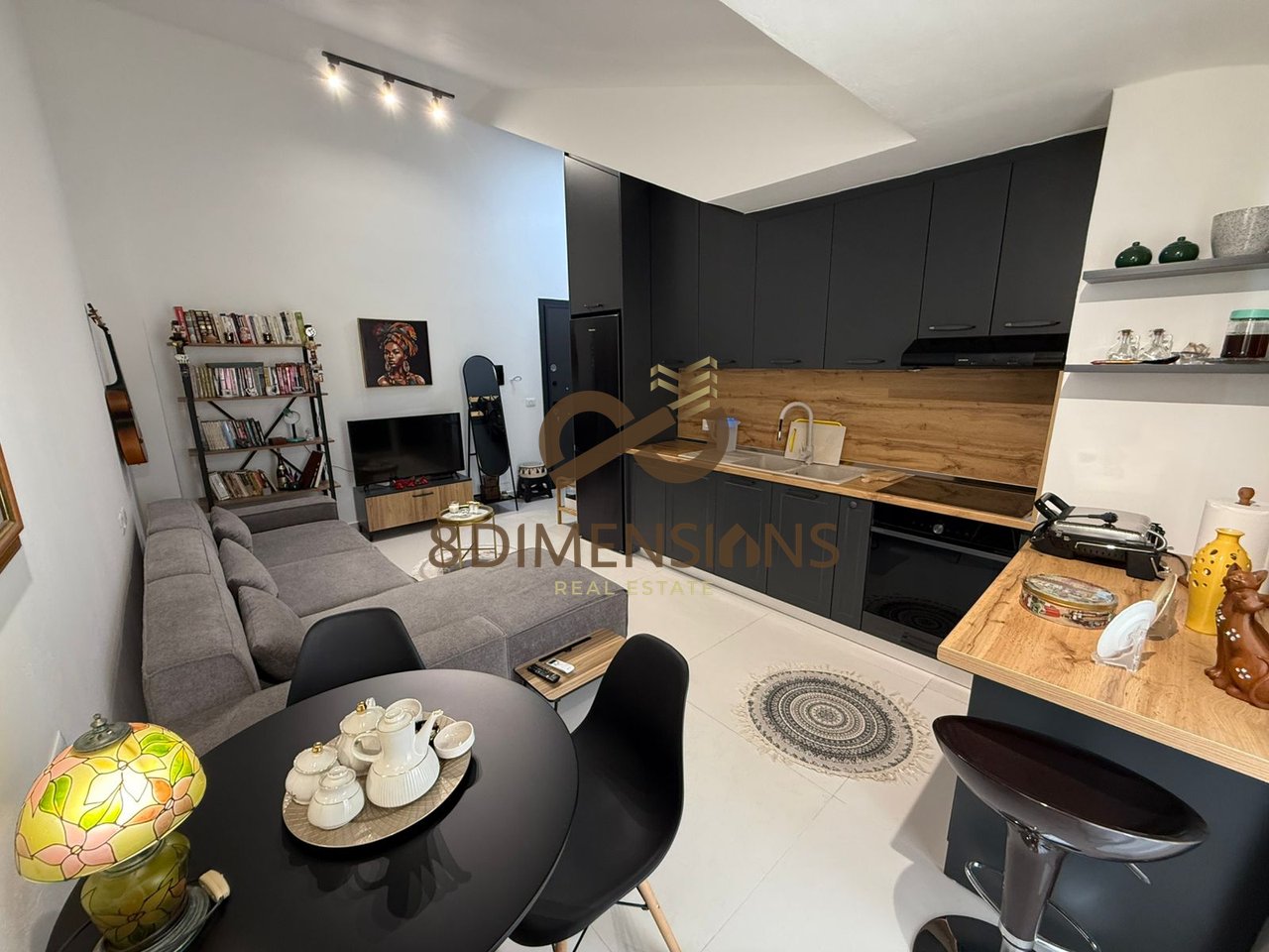 Apartament 1+1 ne Shitje/Gati per banim - OAZ qetesie ne Fresk D8141A-90