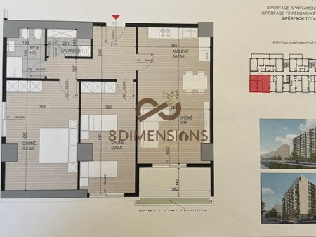 2+1 Apartment with Laundry for Sale - Aviation Field
