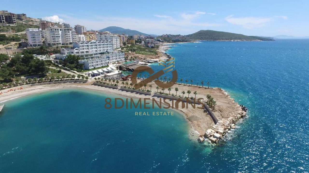 Apartment 2+1 for sale in Sarande, near Santa Quaranta with sea view