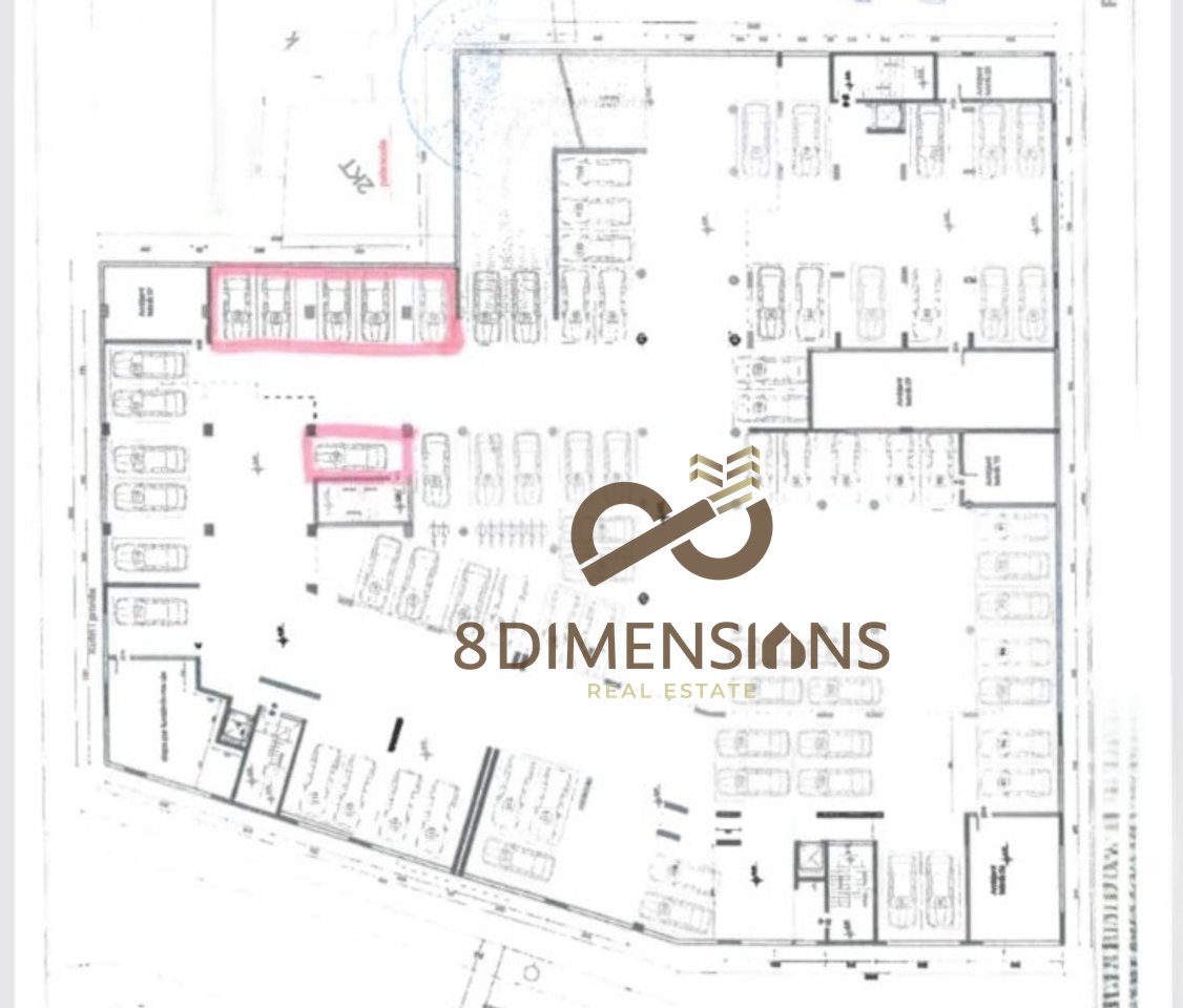 6 parking spaces for rent at the aviation field (D822A-11)