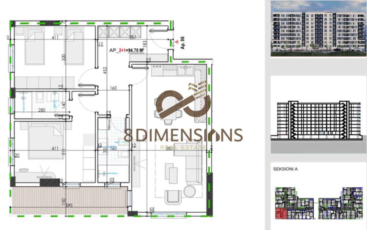 2+1 APARTMENT FOR SALE IN THE CENTER OF KAMZA