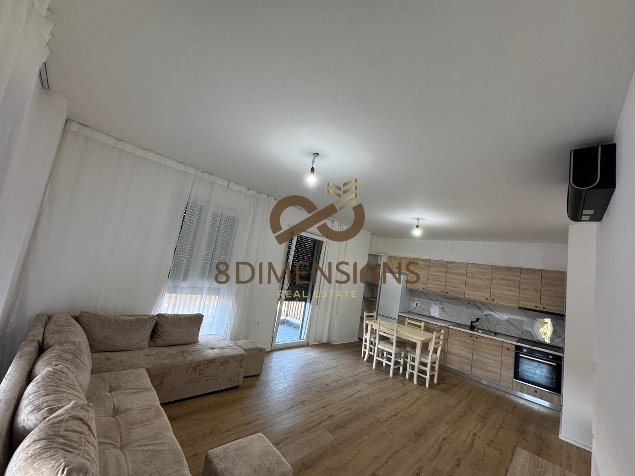 2+1 Apartment + Balcony for rent in Don Bosko, at Tirana Trio Towers Residence