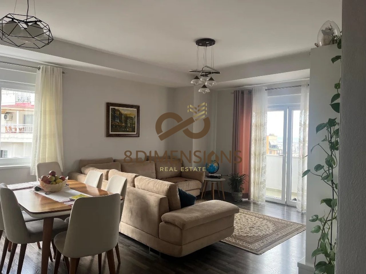 Apartment 2+1 with mortgage for sale on Rruga e Dajtit