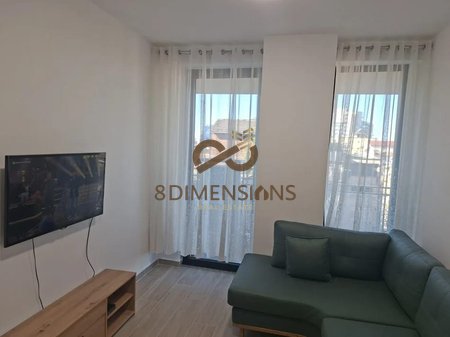 Jepet me qera apartament 1+1+ Ballkon te rruga Mine Peza-Golden Tower Rezidence