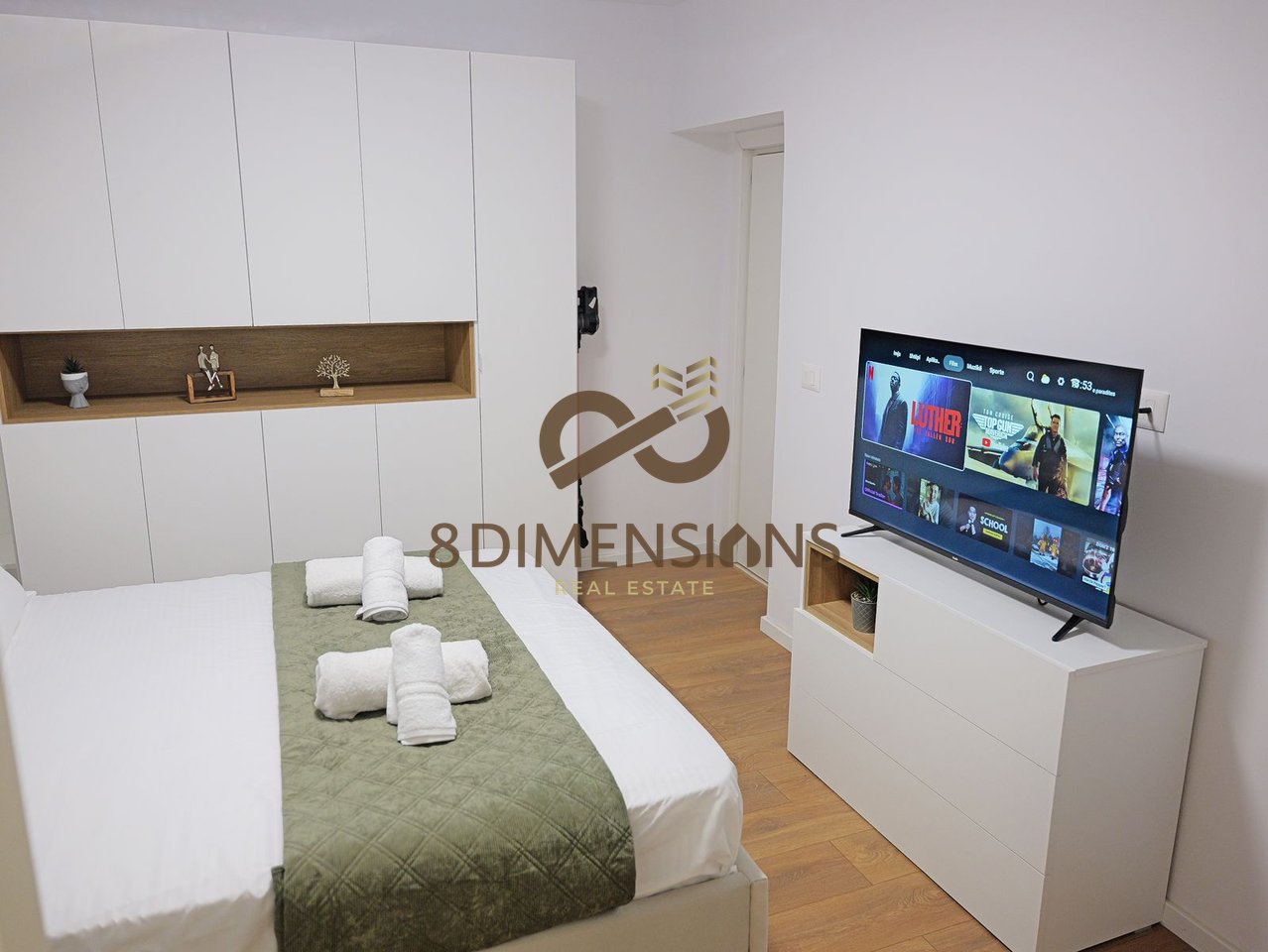 Appartamento moderno 1+1 in affitto vicino a via Elbasan