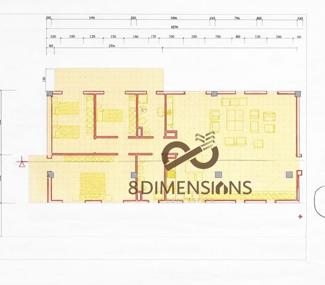 APARTAMENT PER SHITJE 3+1+2 TEK LIQENI THATE (D8143A-12)