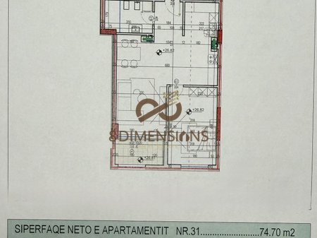 Shitet Apartament 1+1 në Astir – Rezidencë e Re (D8141A-73)