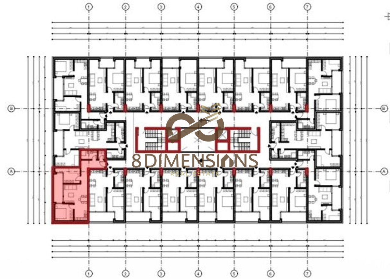 Apartment 2+1 +Balcony +Storage for sale in Astir - Tirana (ID D8142A-86)