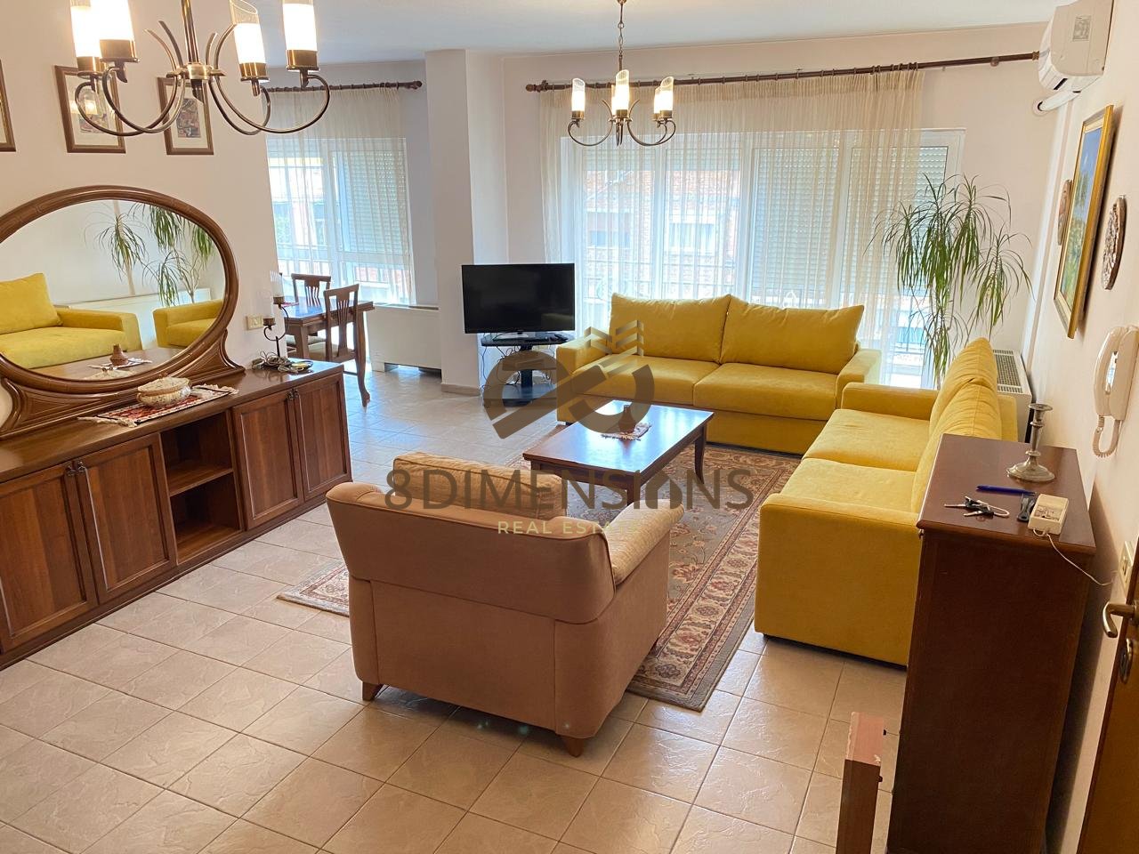 Apartment 3+1 for rent on Elbasan Street near the American Embassy