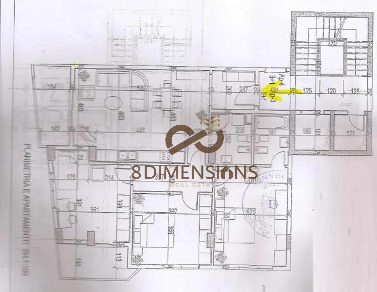 Apartament 3+1 ne shitje ne Astir, Prane Bar 2 Palmat - Tirane (ID D8143A-23)