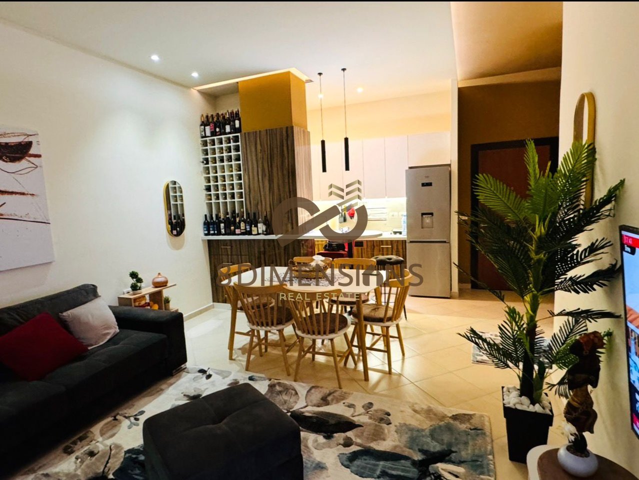 Apartment komod 1+1 for rent - Kodra e Diellit