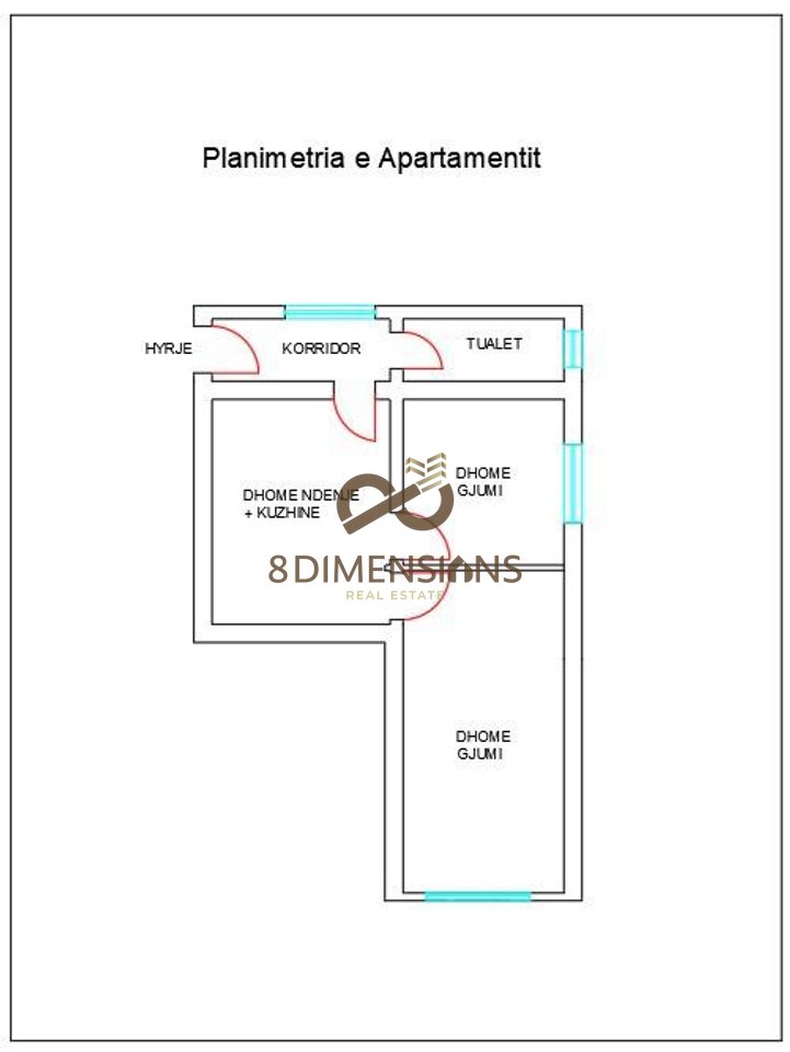 2+1 Apartment for sale Near Bami's Tomb, Near Garden No. 20 - Tirana | ID: D8142Z-33
