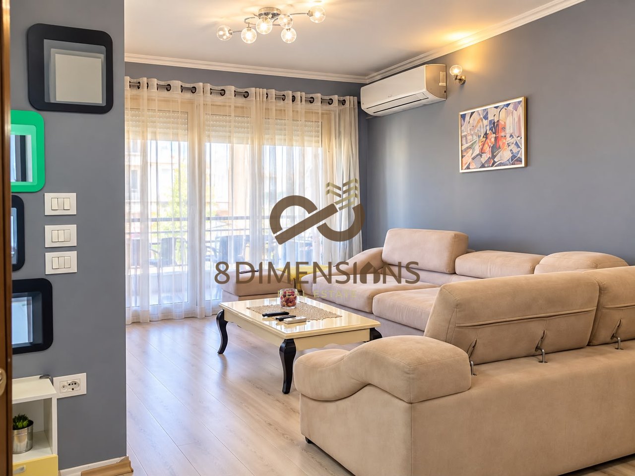 Apartment 2+1 with 2 Bathrooms and Balcony for Sale, Peti Street, Dry Lake – Tirana | ID: D8142A-165