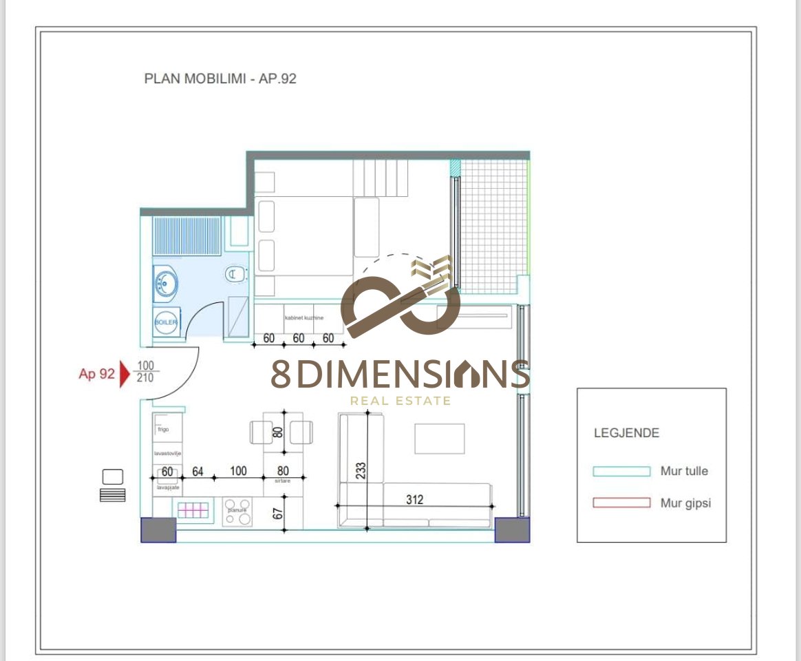 Ne Qender te Tiranes tek Sheshi Skenderbej  Shitet Apartament 1+1 ne nje prej projekteve me Elitare (ID D8141A-152 )