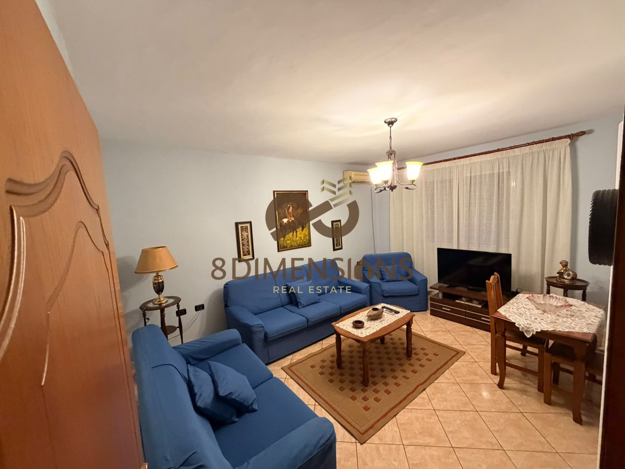 APARTAMENT 2+1 ME QERA PORCELAN,MBRAPA UET-S (ID D8242Z-38 )
