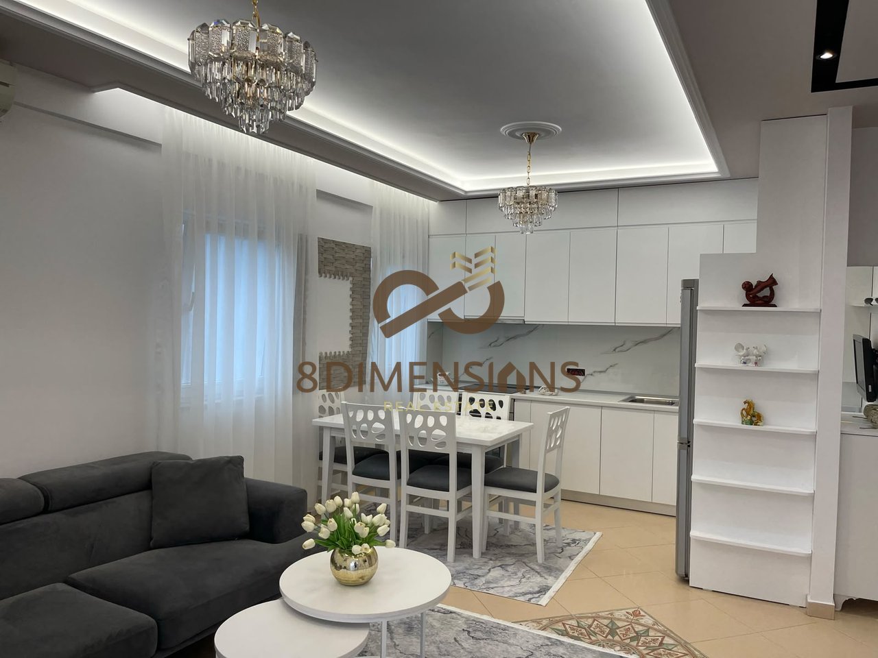 Apartament 1+1 tek Liqeni Thate ,prane Restorant Kapiten Mir Zoti D8241A-316