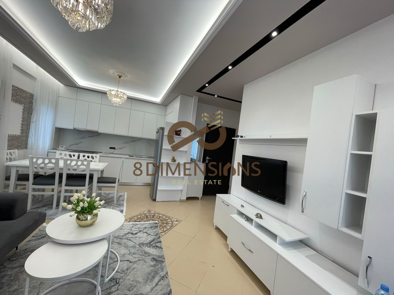 Apartament 1+1 tek Liqeni Thate ,prane Restorant Kapiten Mir Zoti D8241A-316