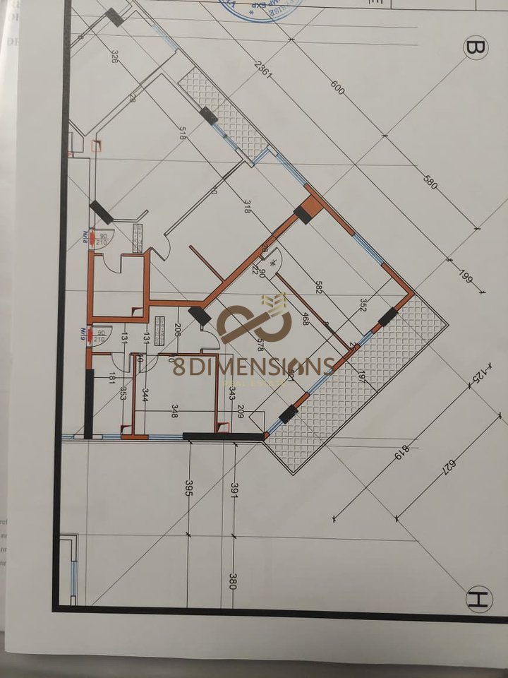 APARTAMENT 2+1+2 PER SHITJE RRUGA E DIBRES ( ID D8142A-178 )