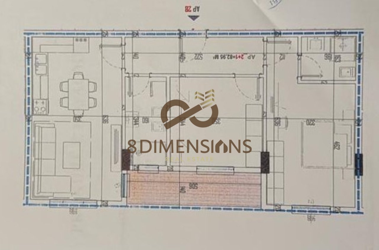 2+1+2 APARTMENT FOR SALE AT THE AGRICULTURAL UNIVERSITY, INSTITUTE (ID